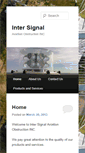 Mobile Screenshot of inter-signal.com